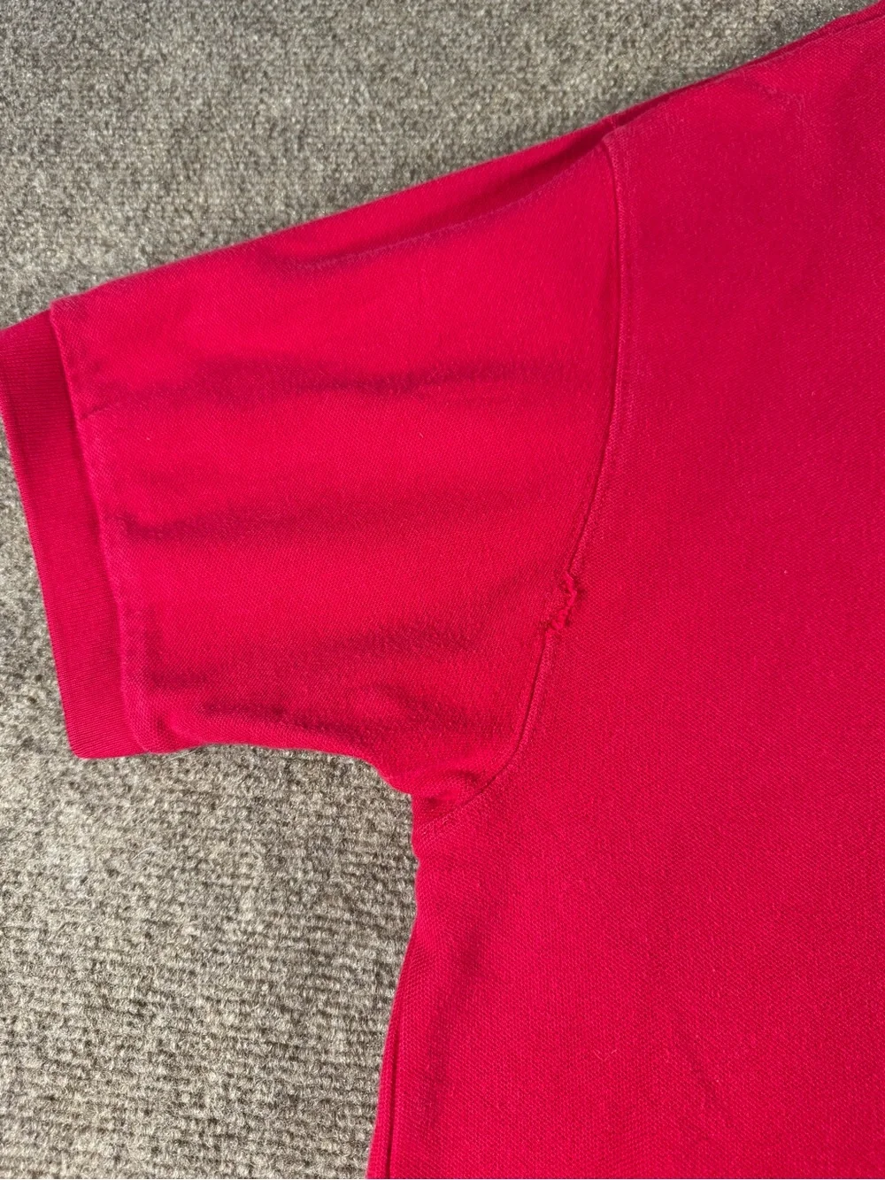 Chaps Ralph Lauren Polo Mens‎ Big and Tall 2XL XXL XXG Red Short Sleeve